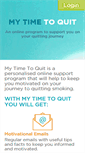 Mobile Screenshot of mytimetoquit.com.au